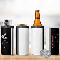 Personalised New Zealand 2025 Archery Basic 4 in 1 Can Cooler Tumbler Archery NZ LT01 - Polynesian Pride