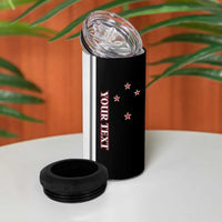 Personalised New Zealand 2025 Archery Basic 4 in 1 Can Cooler Tumbler Archery NZ LT01 - Polynesian Pride