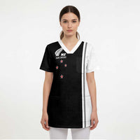 Personalised New Zealand 2025 Archery Basic Scrub Top Archery NZ LT01 - Polynesian Pride