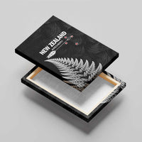 New Zealand 2025 Archery Canvas Wall Art Aotearoa Silver Arrows Black LT01 - Polynesian Pride