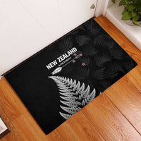 New Zealand 2025 Archery Rubber Doormat Aotearoa Silver Arrows Black LT01 - Polynesian Pride