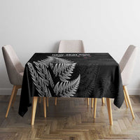 New Zealand 2025 Archery Tablecloth Aotearoa Silver Arrows Black LT01 - Polynesian Pride