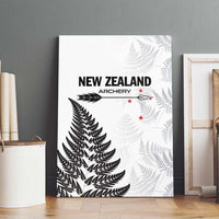 New Zealand 2025 Archery Canvas Wall Art Aotearoa Silver Arrows White LT01 - Polynesian Pride