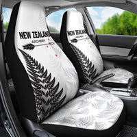 New Zealand 2025 Archery Car Seat Cover Aotearoa Silver Arrows White