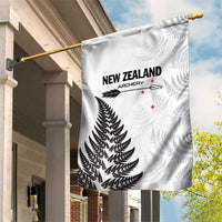New Zealand 2025 Archery Garden Flag Aotearoa Silver Arrows White LT01 House Flag White - Polynesian Pride