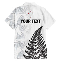 Personalised New Zealand 2025 Archery Hawaiian Shirt Aotearoa Silver Arrows White LT01 - Polynesian Pride