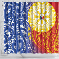 Philippines Shower Curtain Pilipinas Polynesian Pattern