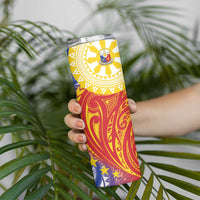 Philippines Skinny Tumbler Pilipinas Polynesian Pattern