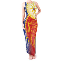 Philippines Tank Maxi Dress Pilipinas Polynesian Pattern LT01 Women Art - Polynesian Pride