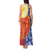 Philippines Tank Maxi Dress Pilipinas Polynesian Pattern LT01 - Polynesian Pride