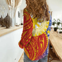 Philippines Women Casual Shirt Pilipinas Polynesian Pattern