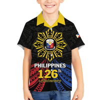 Personalized Philippines Independence Day Hawaiian Shirt Filipino 126th Anniversary Sun Tattoo LT01 - Polynesian Pride