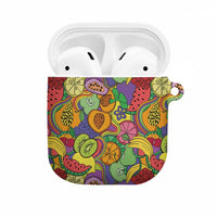Hawaii Fruits Hippie Style AirPods Case Vibrant Colorful LT01 Multicolor - Polynesian Pride