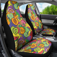 Hawaii Fruits Hippie Style Car Seat Cover Vibrant Colorful LT01 - Polynesian Pride