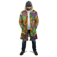 Hawaii Fruits Hippie Style Cloak Vibrant Colorful LT01 - Polynesian Pride
