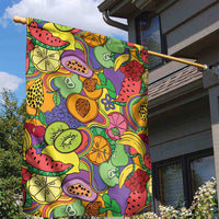 Hawaii Fruits Hippie Style Garden Flag Vibrant Colorful LT01 - Polynesian Pride