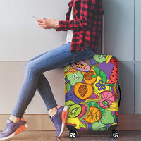 Hawaii Fruits Hippie Style Luggage Cover Vibrant Colorful LT01 - Polynesian Pride