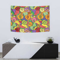 Hawaii Fruits Hippie Style Tapestry Vibrant Colorful LT01 - Polynesian Pride