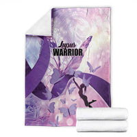 Polynesian Lupus Awareness Blanket Butterfly Hologram Lupus Warrior LT01 - Polynesian Pride