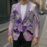 Personalized Polynesian Lupus Awareness Blazer Butterfly Hologram Lupus Warrior LT01 - Polynesian Pride