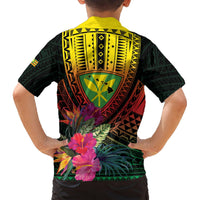 Hawaii Kanaka Maoli Flag Day Hawaiian Shirt Tropical Flowers LT01 - Polynesian Pride