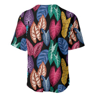 Hawaii Colorful Tropical Leaves Baseball Jersey LT01 - Polynesian Pride
