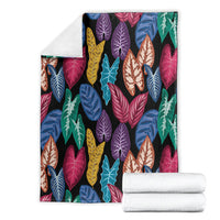 Hawaii Colorful Tropical Leaves Blanket LT01 - Polynesian Pride
