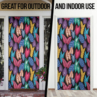 Hawaii Colorful Tropical Leaves Door Cover LT01 - Polynesian Pride