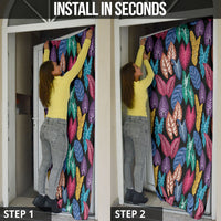 Hawaii Colorful Tropical Leaves Door Cover LT01 - Polynesian Pride