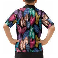 Hawaii Colorful Tropical Leaves Hawaiian Shirt LT01 - Polynesian Pride