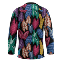 Hawaii Colorful Tropical Leaves Hockey Jersey LT01 - Polynesian Pride