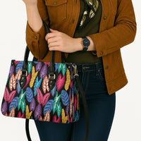Hawaii Colorful Tropical Leaves Leather Bag LT01 - Polynesian Pride