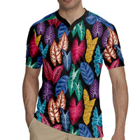 Hawaii Colorful Tropical Leaves Rugby Jersey LT01 - Polynesian Pride