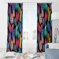 Hawaii Colorful Tropical Leaves Window Curtain LT01 - Polynesian Pride