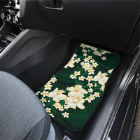 Hawaii Hibiscus Plumeria Green Car Mats Polynesian Pattern LT01 - Polynesian Pride