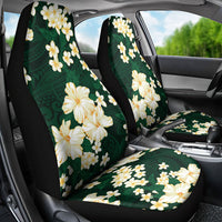 Hawaii Hibiscus Plumeria Green Car Seat Cover Polynesian Pattern LT01 - Polynesian Pride