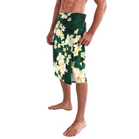Hawaii Hibiscus Plumeria Green Lavalava Polynesian Pattern LT01 - Polynesian Pride