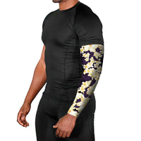Hawaii Hibiscus Plumeria Purple Arm Sleeves Polynesian Pattern LT01 - Polynesian Pride