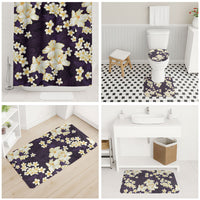 Hawaii Hibiscus Plumeria Purple Bathroom Set Polynesian Pattern LT01 - Polynesian Pride