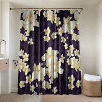 Hawaii Hibiscus Plumeria Purple Bathroom Set Polynesian Pattern LT01 Shower Curtain Only Purple - Polynesian Pride
