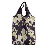 Hawaii Hibiscus Plumeria Purple Grocery Bag Polynesian Pattern LT01 - Polynesian Pride
