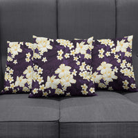 Hawaii Hibiscus Plumeria Purple Pillow Cover Polynesian Pattern LT01 - Polynesian Pride