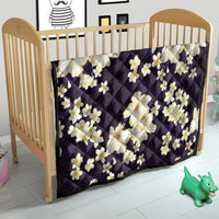 Hawaii Hibiscus Plumeria Purple Quilt Polynesian Pattern LT01 - Polynesian Pride