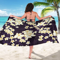 Hawaii Hibiscus Plumeria Purple Sarong Polynesian Pattern LT01 - Polynesian Pride