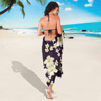 Hawaii Hibiscus Plumeria Purple Sarong Polynesian Pattern LT01 - Polynesian Pride