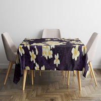 Hawaii Hibiscus Plumeria Purple Tablecloth Polynesian Pattern LT01 - Polynesian Pride