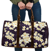 Hawaii Hibiscus Plumeria Purple Travel Bag Polynesian Pattern LT01 Purple - Polynesian Pride