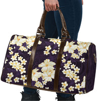 Hawaii Hibiscus Plumeria Purple Travel Bag Polynesian Pattern LT01 - Polynesian Pride