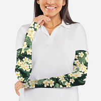 Hawaii Plumeria Tropical Leaves Arm Sleeves Monstera Calathea Palm Fronds