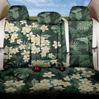 Hawaii Plumeria Tropical Leaves Back Car Seat Cover Monstera Calathea Palm Fronds